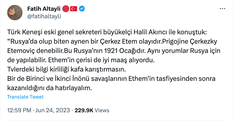 fatih altayli dan dikkat ceken wagner yorumu rusya nin cerkes ethem olayi denebilir